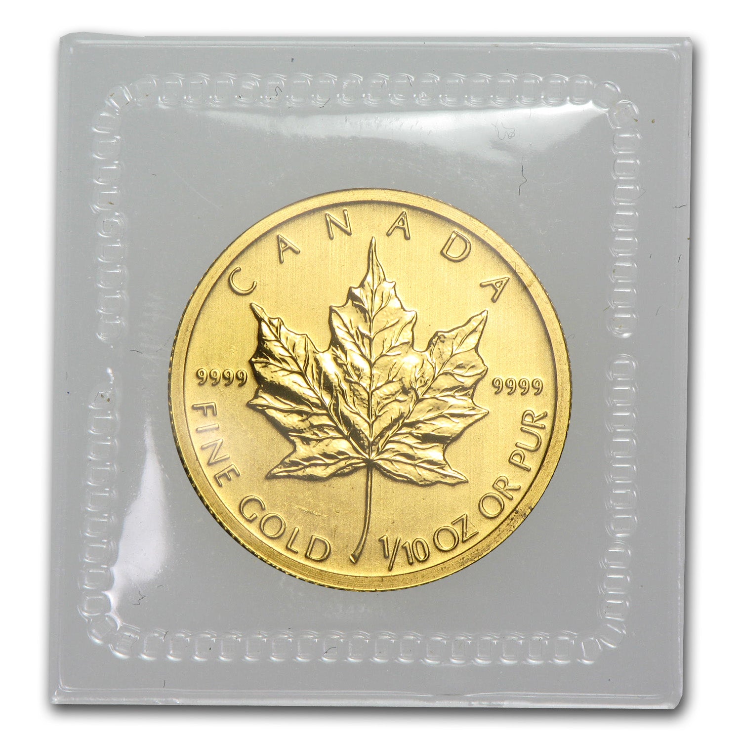 2011 Canada 1/10 Oz Gold Maple Leaf BU