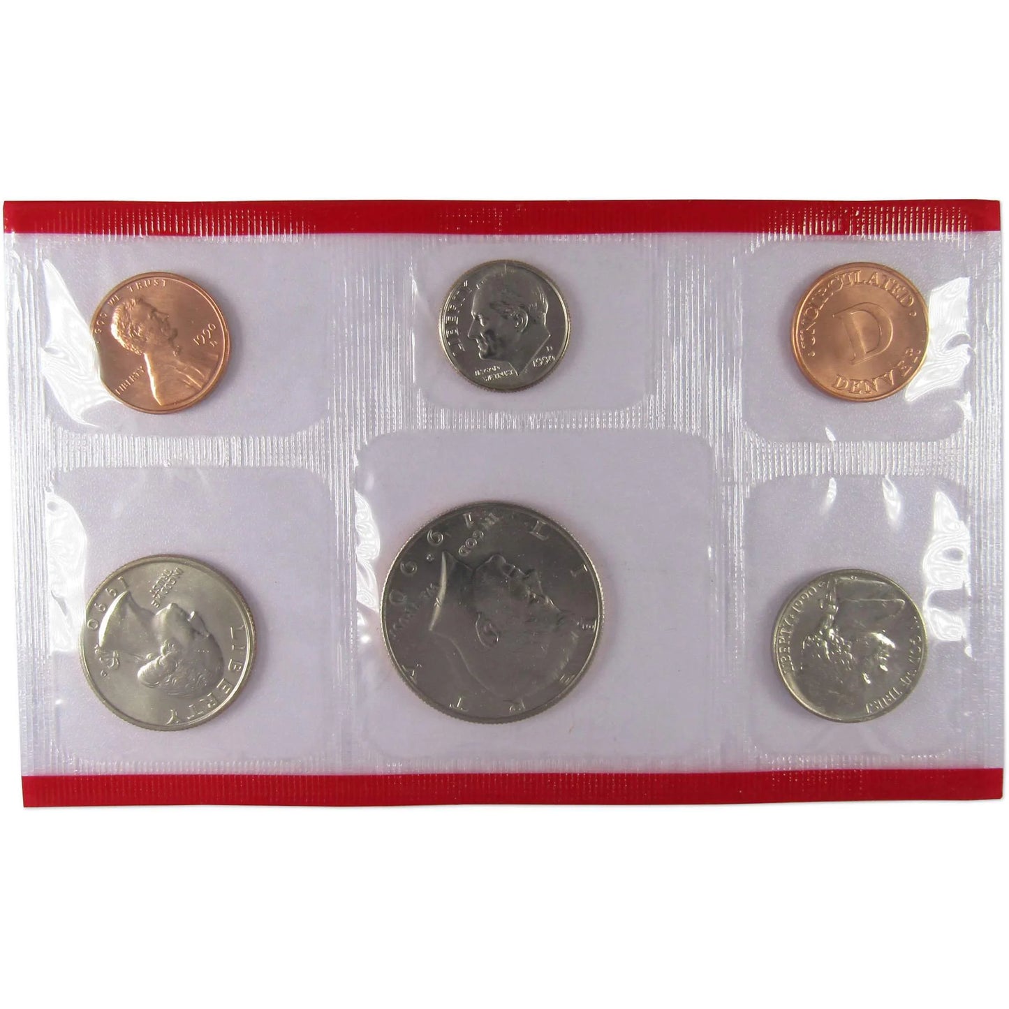 1990 Uncirculated Coin Set U.S Mint Original Government Packaging OGP