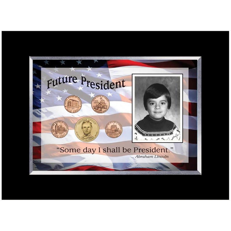 Future President 5 Coin Desk Framed Memorabilia