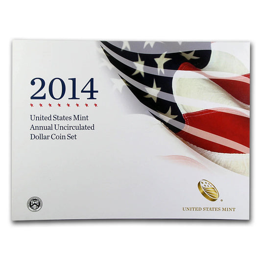 2014-W 6-Coin U.S. Mint Annual Uncirculated Dollar Set