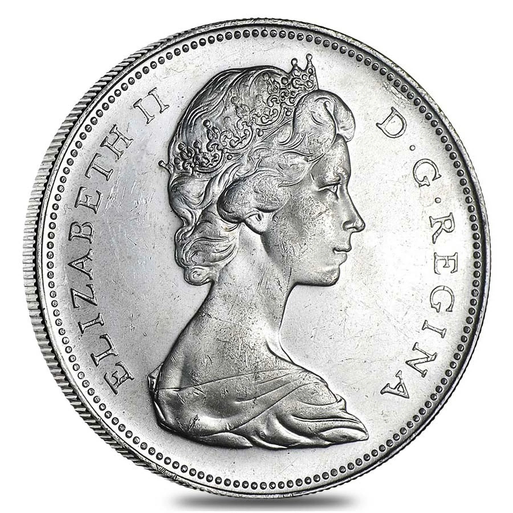 1958-1967 Canada Silver Dollar Avg Circ (.800 Fine)