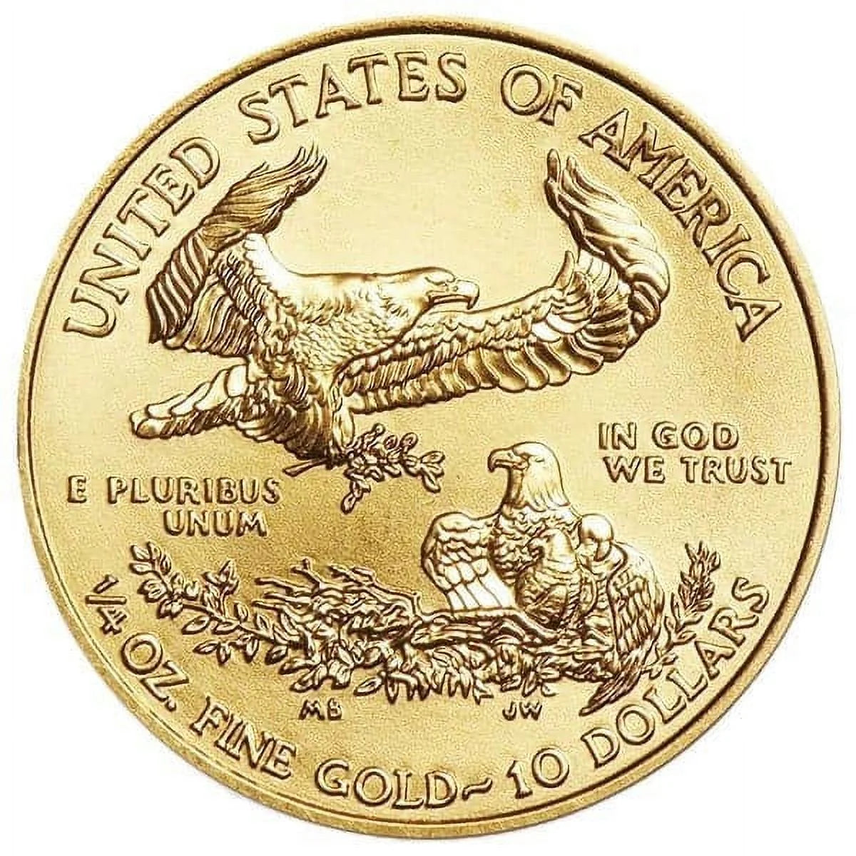 U.S. Mint , 1/4 Oz American Gold Eagle Coin, Type 1 Design (Dates Our Choice), Bullion