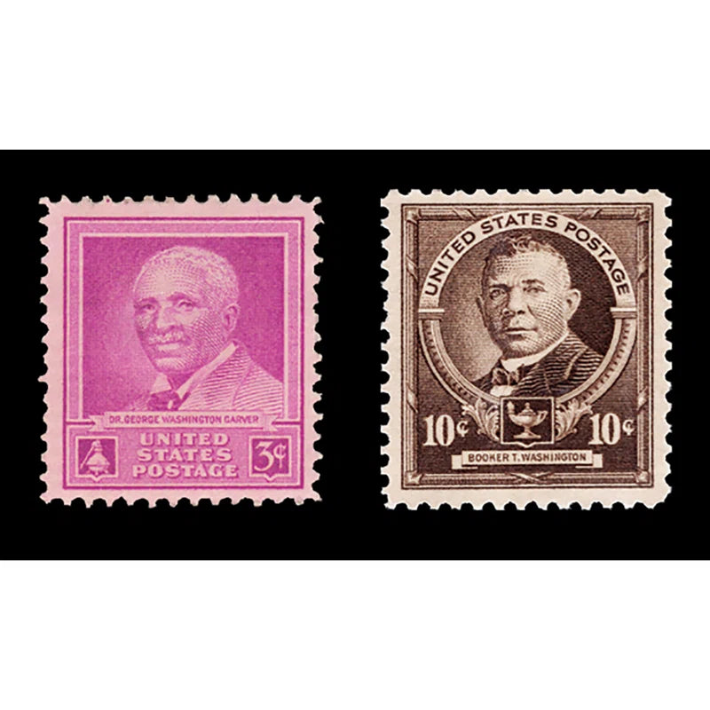 Black History Carver and Washington Coin and Stamp Set