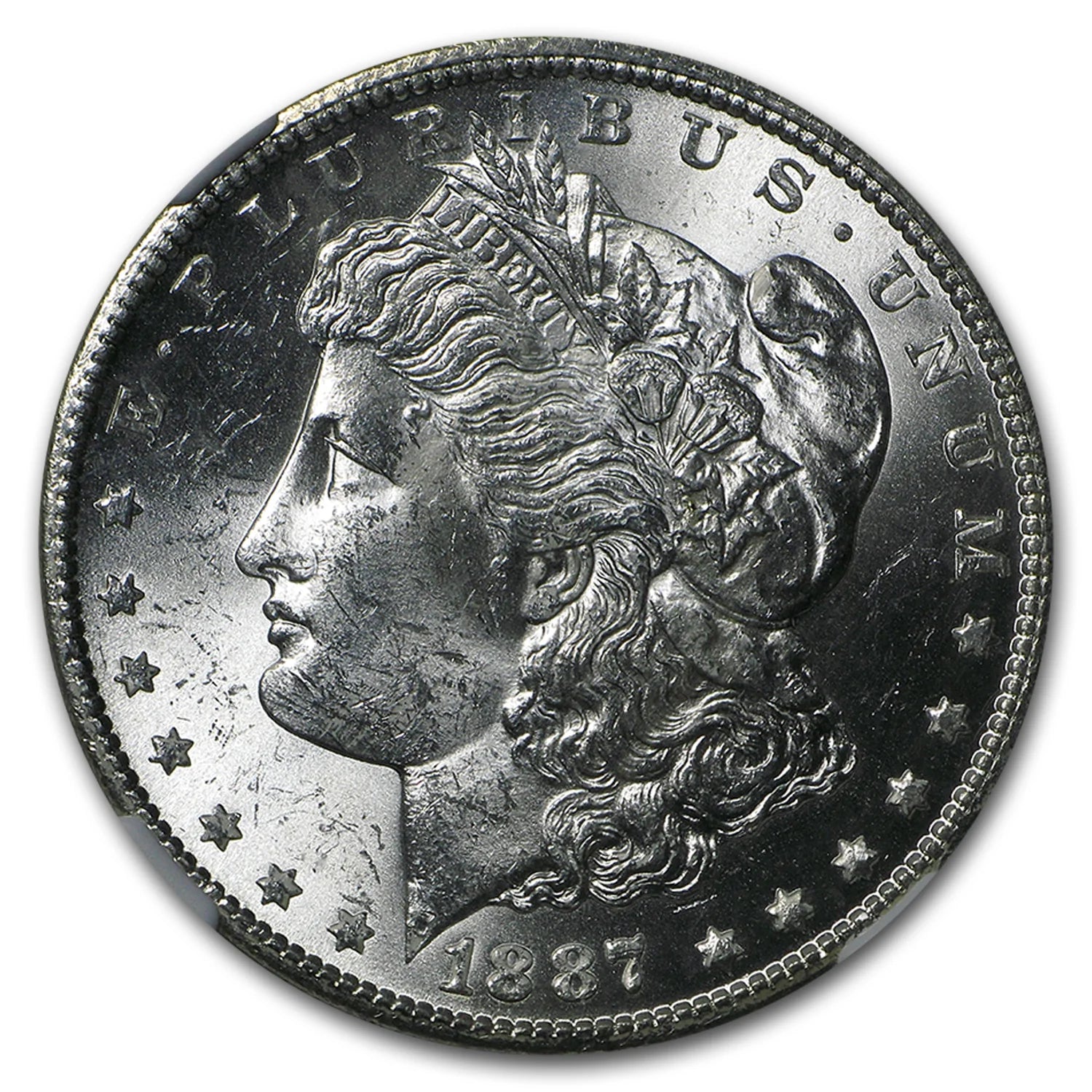 1887-S Morgan Dollar MS-62 NGC