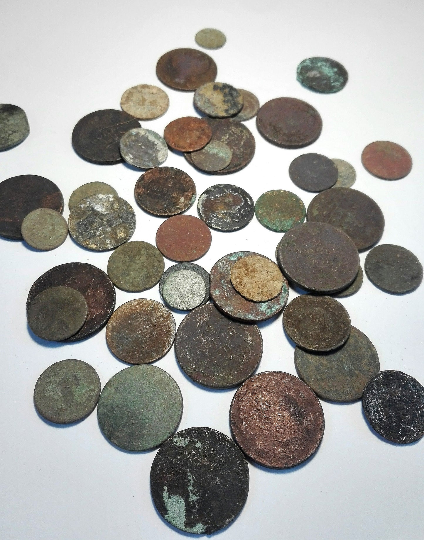 Old Dead Coins for Crafting | Real 100% | Set of 30 Pcs | Original Ancient Coins | Found Digging | Jewelry Production | Crafts | Decoration