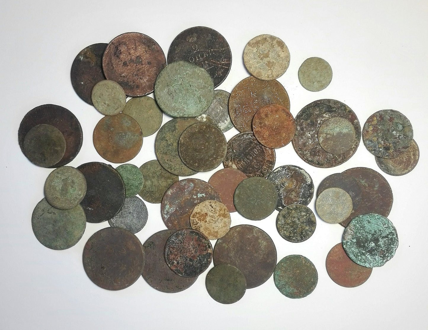 Old Dead Coins for Crafting | Real 100% | Set of 30 Pcs | Original Ancient Coins | Found Digging | Jewelry Production | Crafts | Decoration