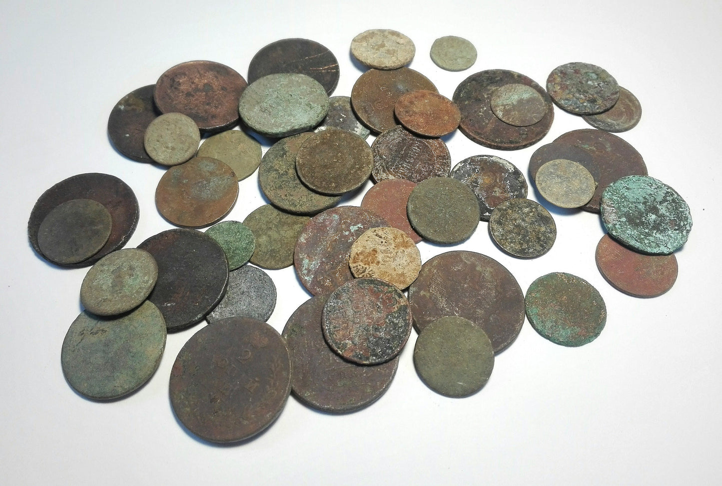 Old Dead Coins for Crafting | Real 100% | Set of 30 Pcs | Original Ancient Coins | Found Digging | Jewelry Production | Crafts | Decoration