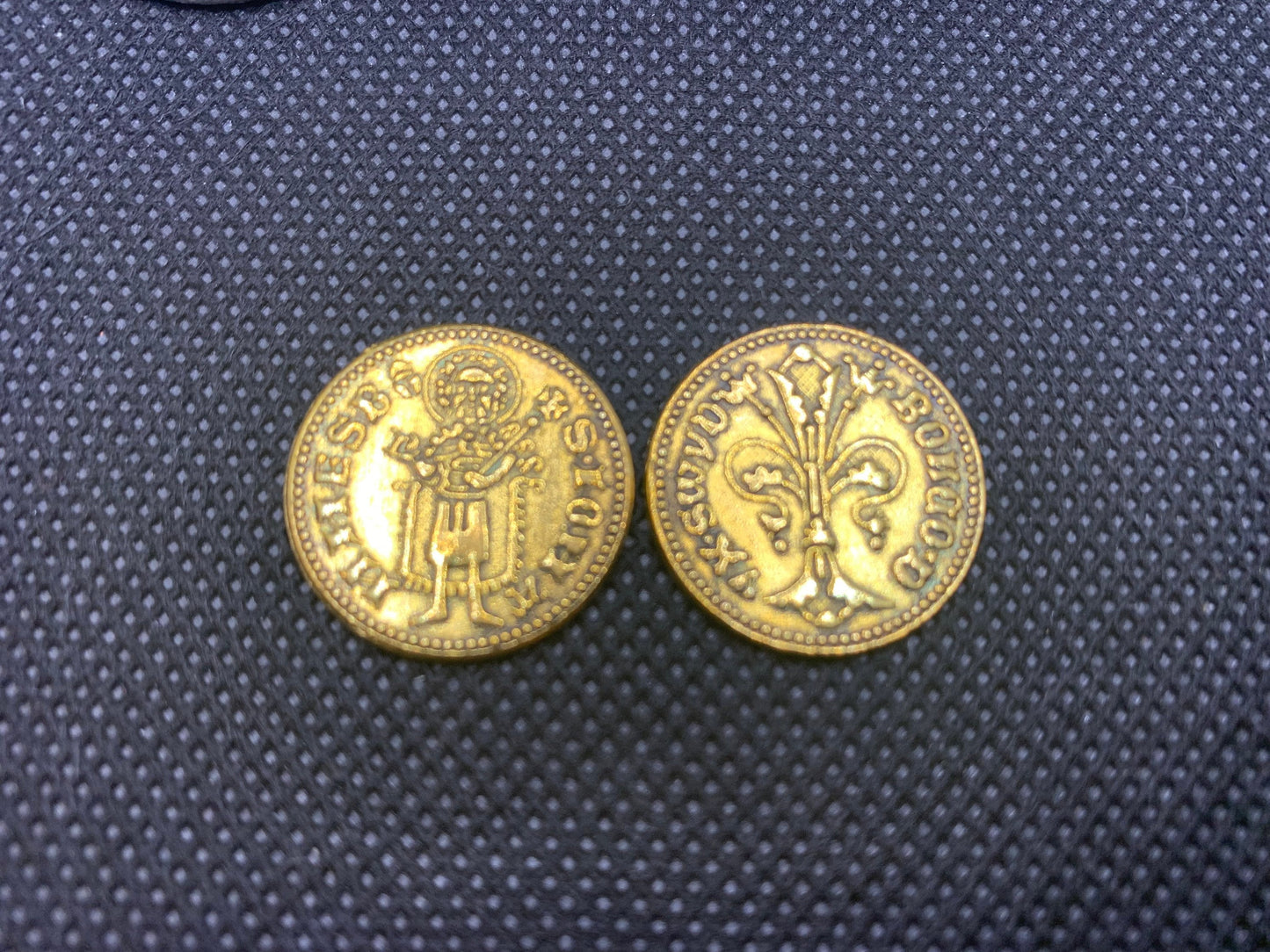 15Th-Century Replica Metal Coins for Pax: Renaissance – Set of 36 Durable Zinc Alloy Coins in Silver and Gold