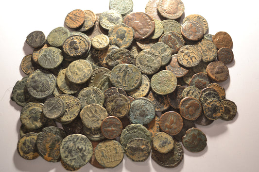 Bulk Lot 10 Roman Coins|Quality|Roman Empire Artifact (100-400Ad)|Authentic Roman Coin|Ancient Bronze Coin|1600+ Years Old|History Gift