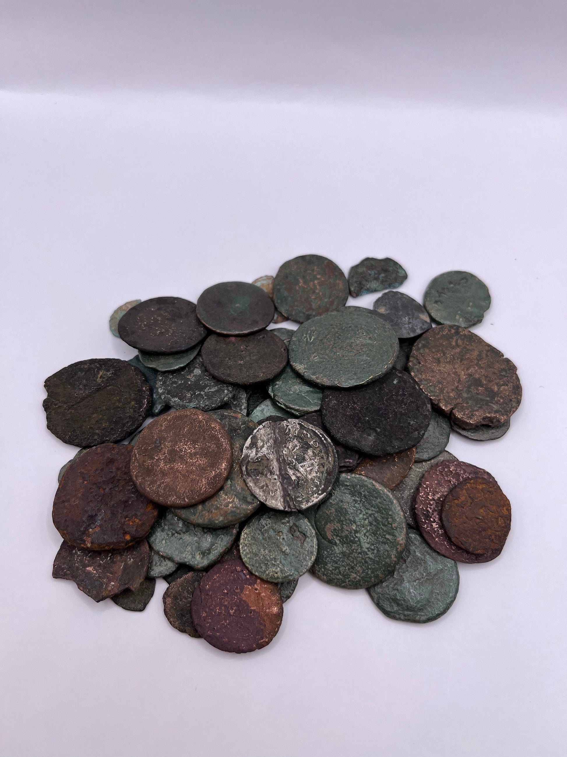 Ancient Bronze Roman Coin|D- LOW QUALITY| Authentic Roman Coins|1700 Years Old!| CHEAP, Bulk Buying Possible History Gift