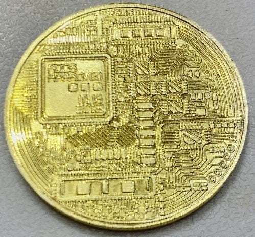 Gold Plated Bitcoin Art Medal: The Perfect Souvenir for Any Bitcoin Enthusiast