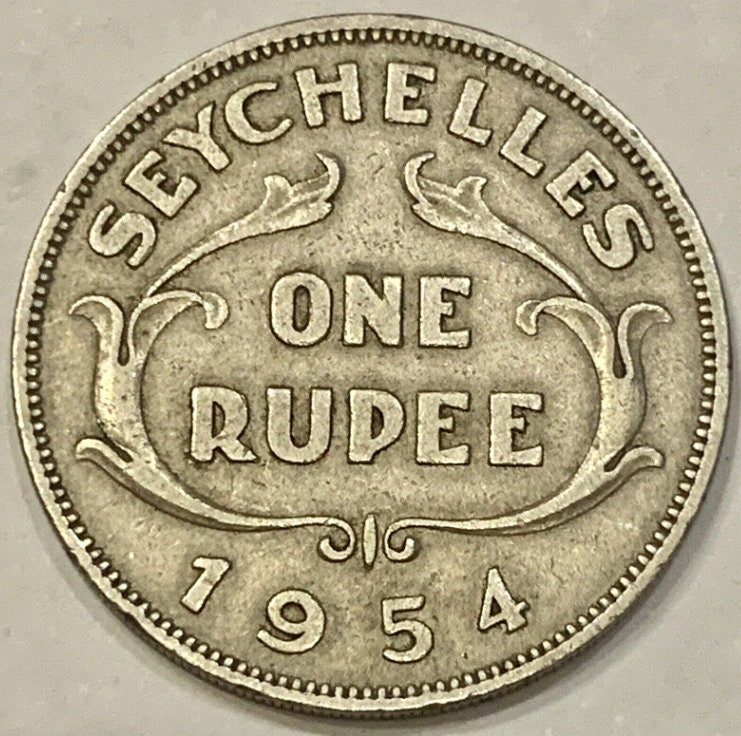 Seychelles 1 Rupee 1954: A Rare and Valuable Coin from the British Colonial Peri