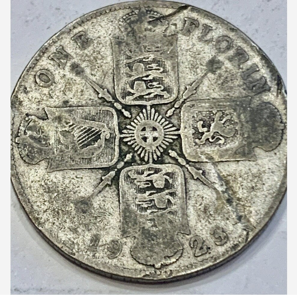 United Kingdom 2 Shillings (Florin) 1923 - A Historic Coin from the Reign of King George V