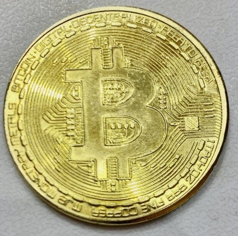 Gold Plated Bitcoin Art Medal: The Perfect Souvenir for Any Bitcoin Enthusiast