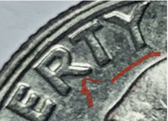 Behold numismatic anomaly 1975 Roosevelt Dime struck twice impeccable precision