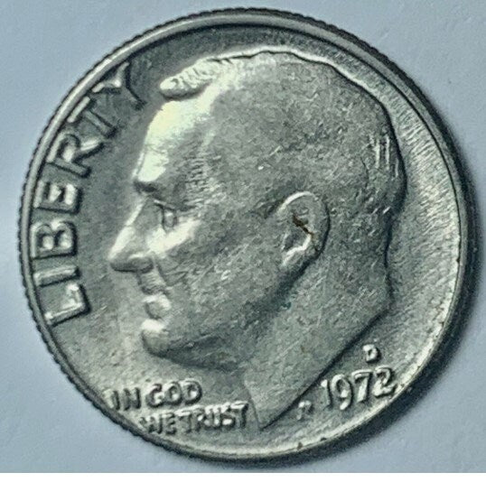 Own a captivating numismatic marvel: 1972-D Double Struck Roosevelt Dime