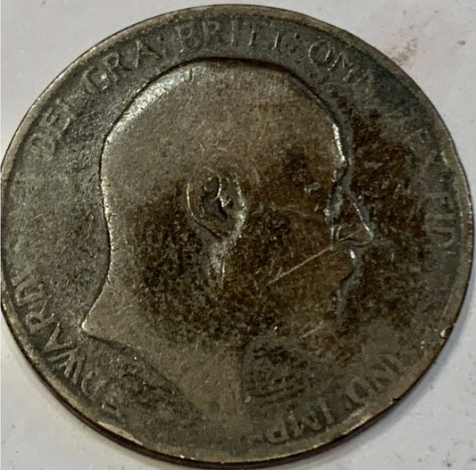 Rare 1905 United Kingdom 1 Penny Coin - A Historical Treasure