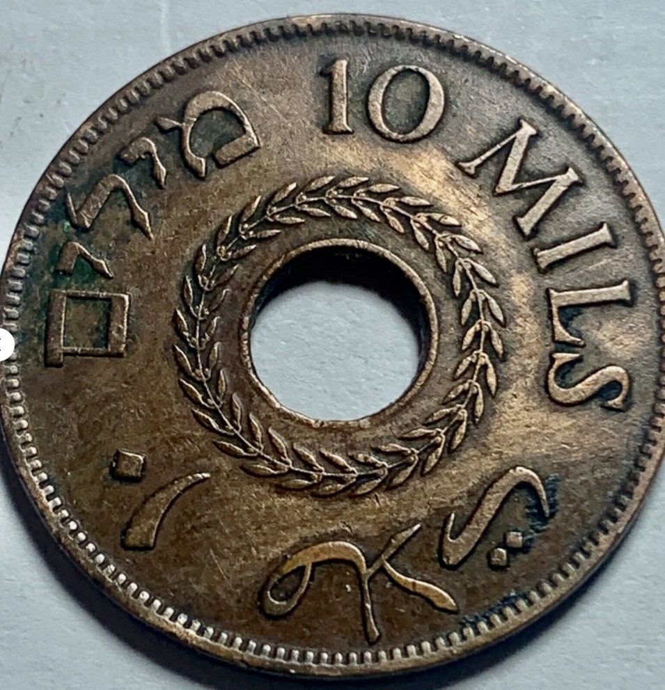 Own a Piece of History: Palestine 10 Mil, 1942 Coin