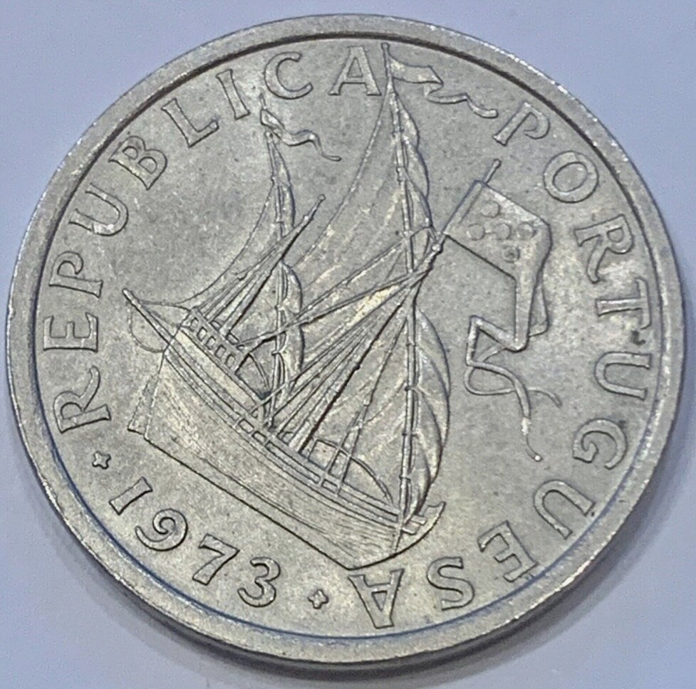 1973 Portugal 10 Escudos - Rare Coin!