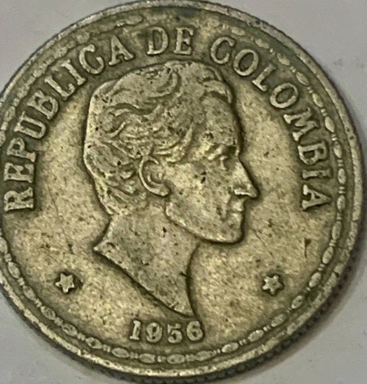 Own a Piece of Colombian History: Colombia Rare 20 Centavos, 1956