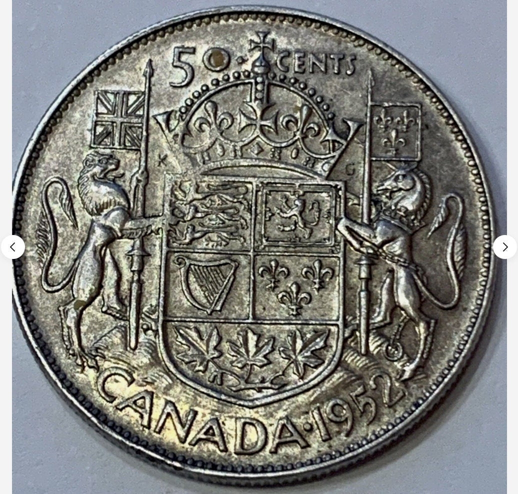 Commemorate 50 Cents 1952: A Piece of Canadian History in Your Pocket