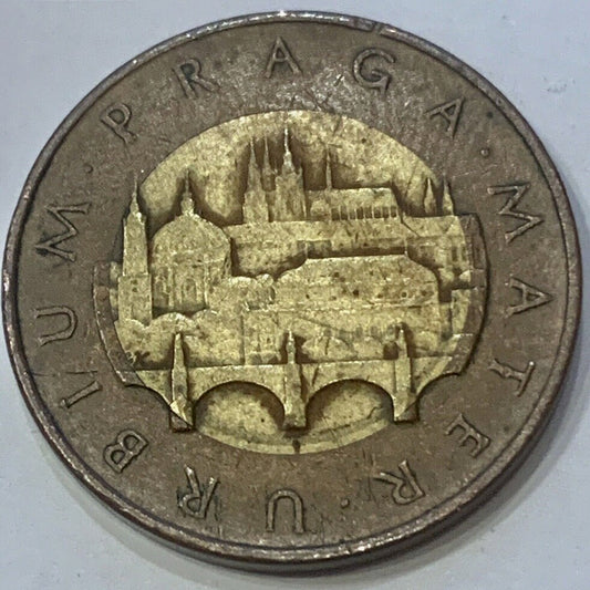 Own a Piece of Czech History: Uncirculated 1993 Czech Republic 50 Korun Coin