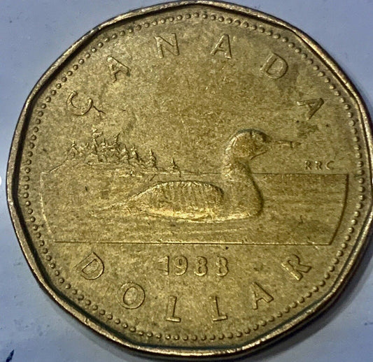 Own a Piece of Canadian History: Commemorate 1988 Canada 1 Dollar Loonie & GIFT