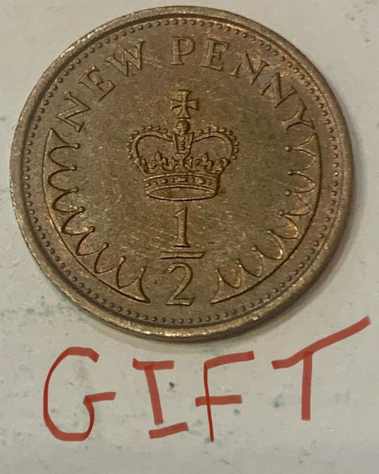 Own a Piece of History: 1971 United Kingdom 2 New Pence Coin & GIFT