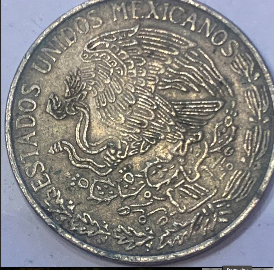 Historic 1982-M Mexico 1 Peso Coin