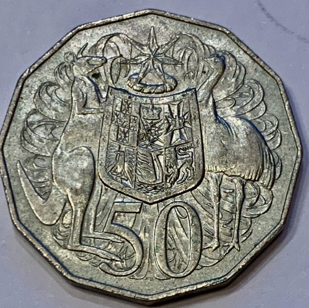 Rare Australian 1984 OR 1994 , 50 Cent Coin A Piece of History