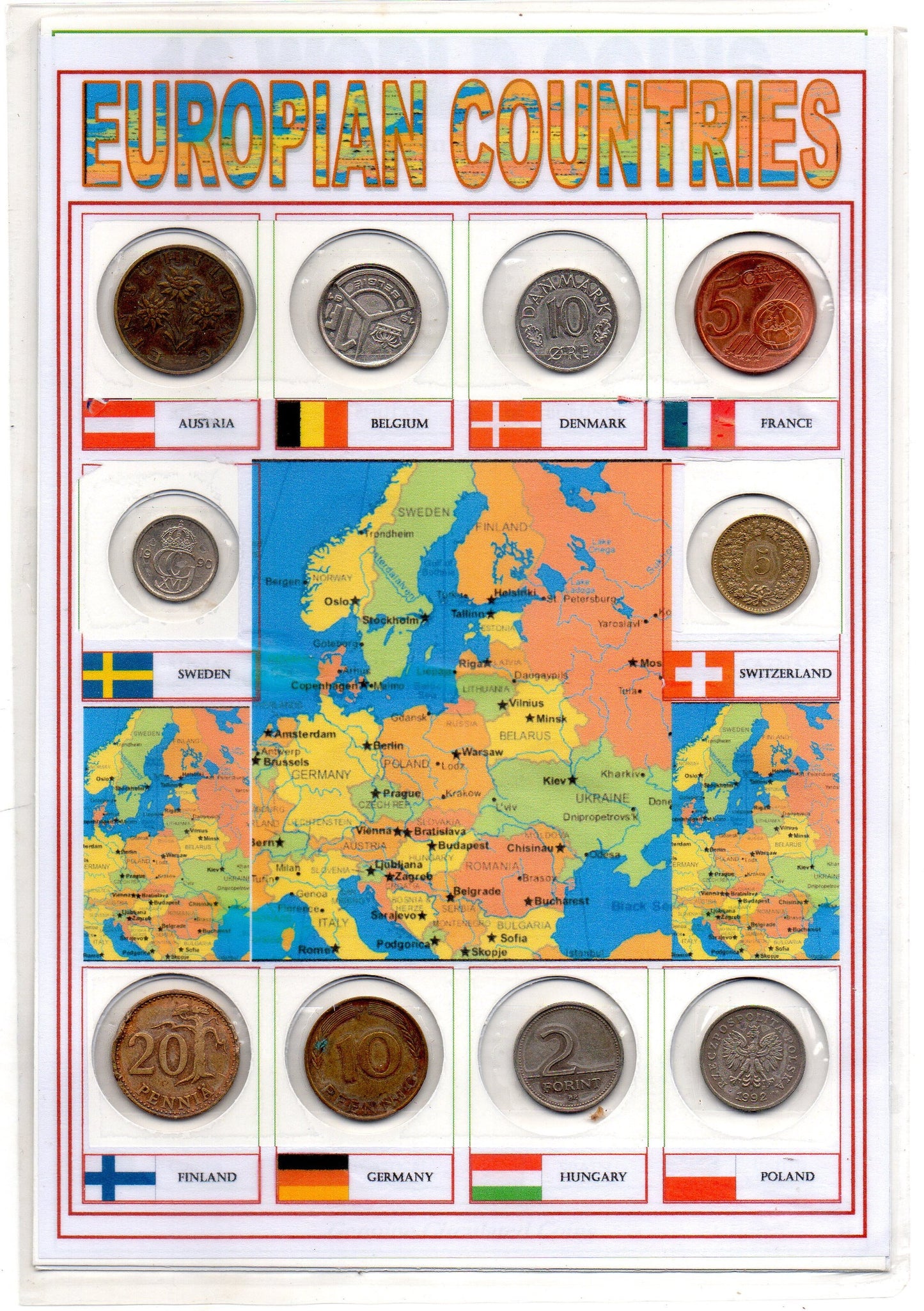 Lot 50 PCS Different Foreign World Coins from 50 Countries Rare Original Collection Set