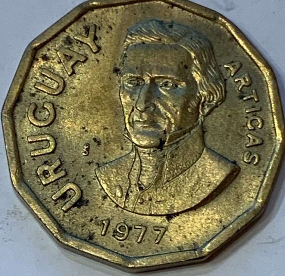 Unveil the Legacy: 1977-So Uruguay 1 New Peso Coin"