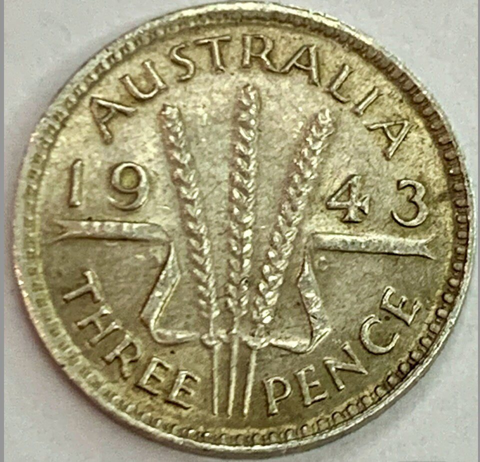 Invest in History: Authentic Australia 3 Pence 1943 Coin!"**