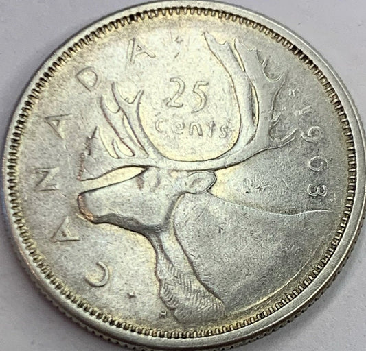 Rare Canadian 25-Cent Trio: Timeless Beauty in Silver"