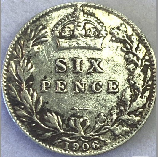 Exceptional Rarity: United Kingdom 1906 Silver 6 Pence"