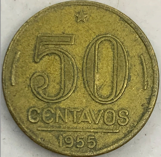 Timeless Treasure: Own a Piece of Brazil with the 1970 50 Centavos Coin"