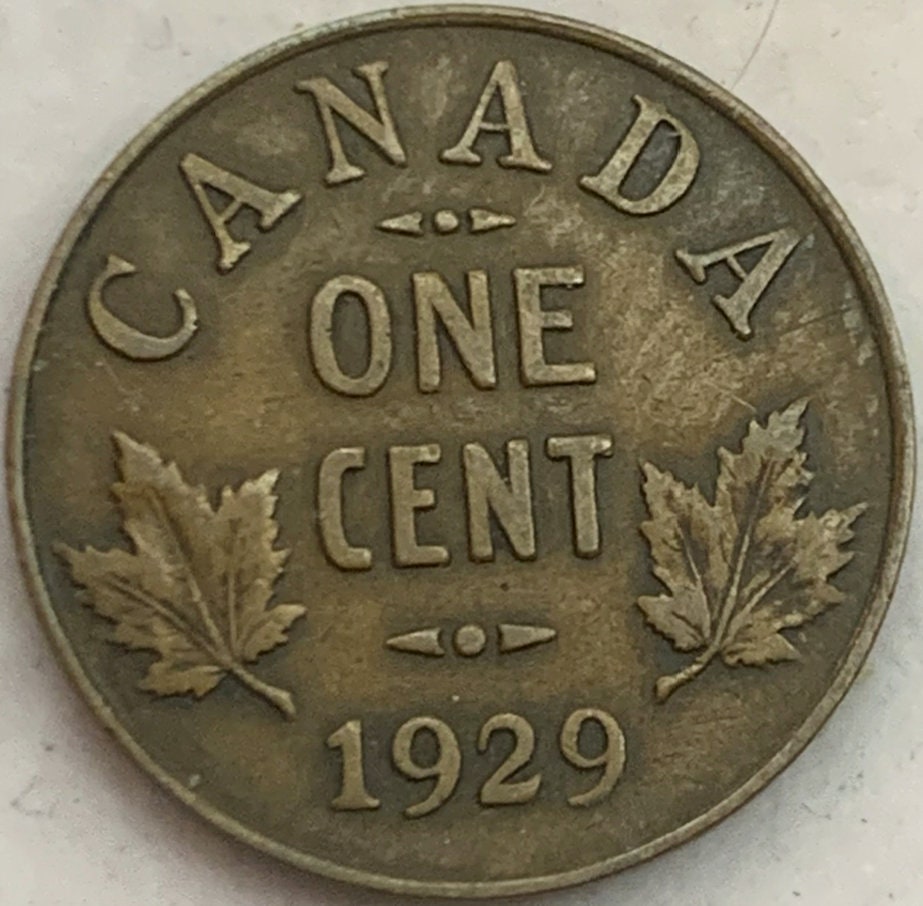 Rare Gem of Canadian History: The (1929-1933) 1 Cent Coin"