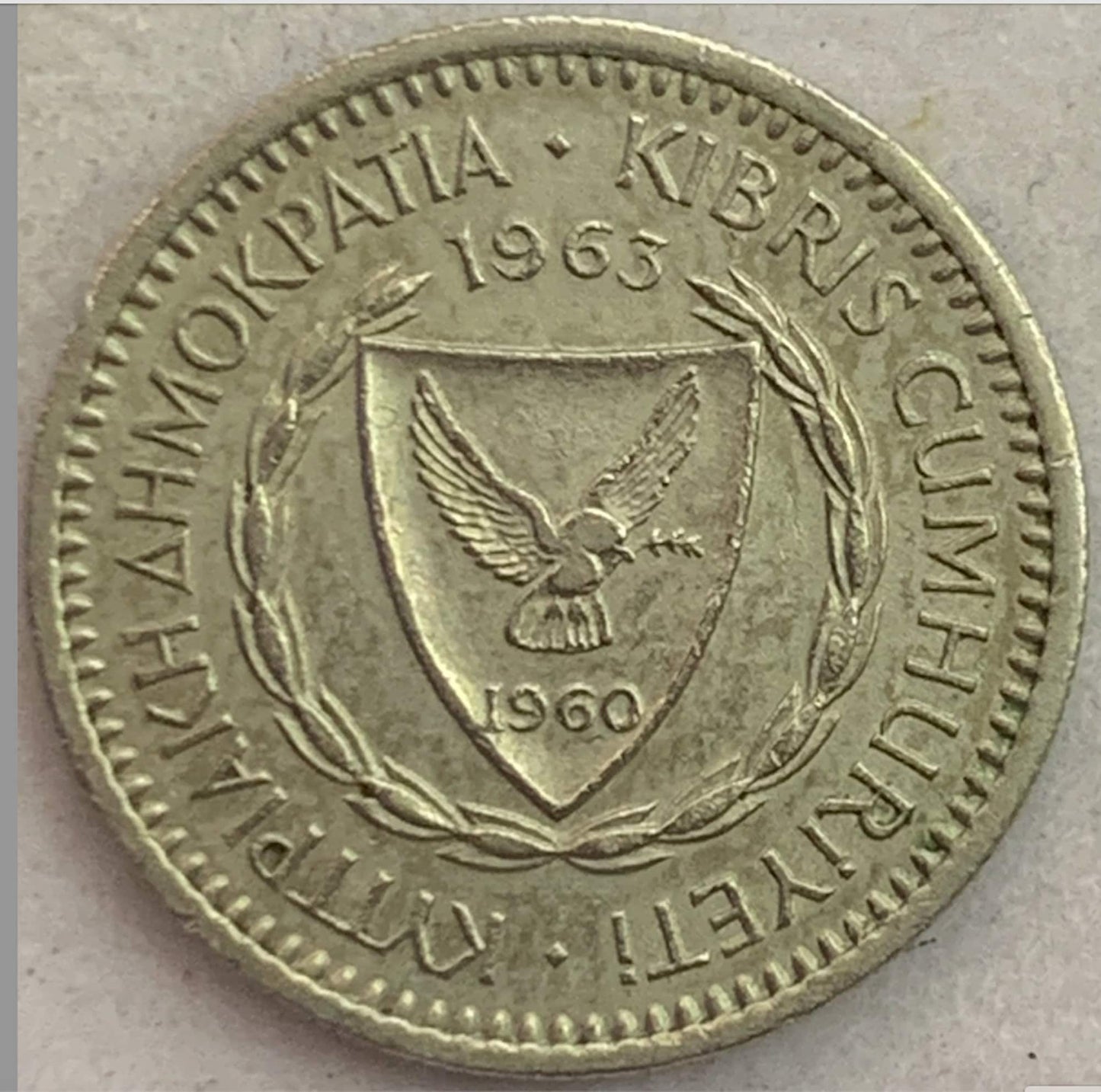 Collectible Treasure: Vintage Cyprus 25 Mils Coin, Limited Edition from 1955"
