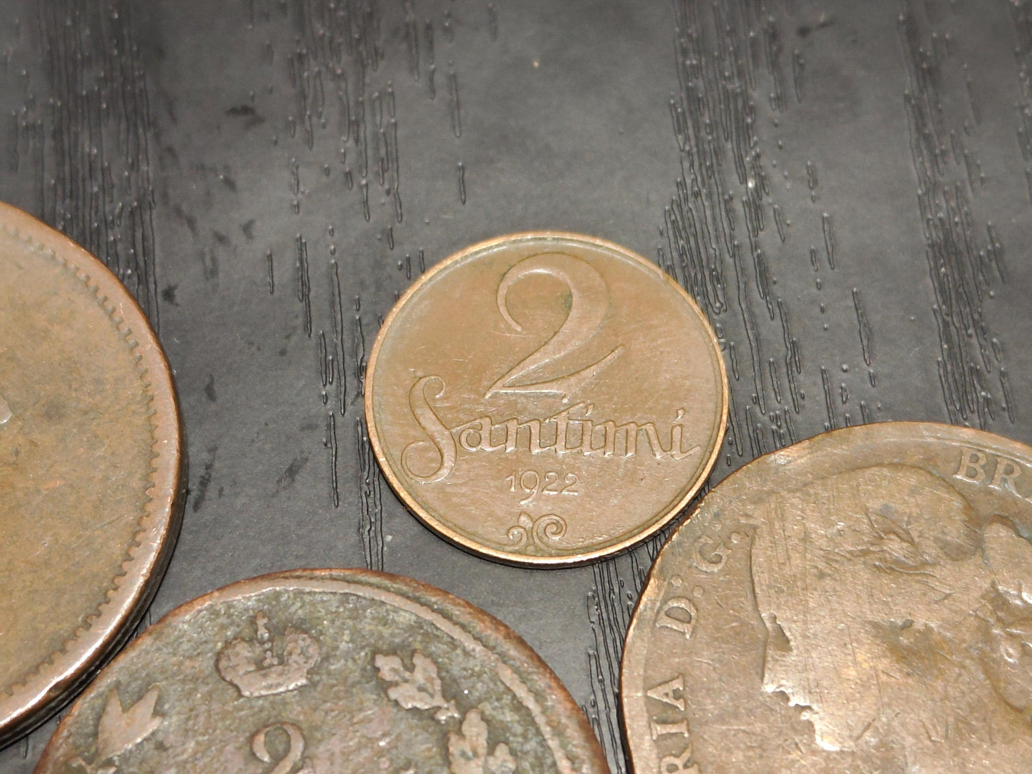 Old Antique Bronze Coins Numismatic Collection World Old Money Lot of 13 Pcs. from around 1800S~ Rare French Spanish German Chinese Coins