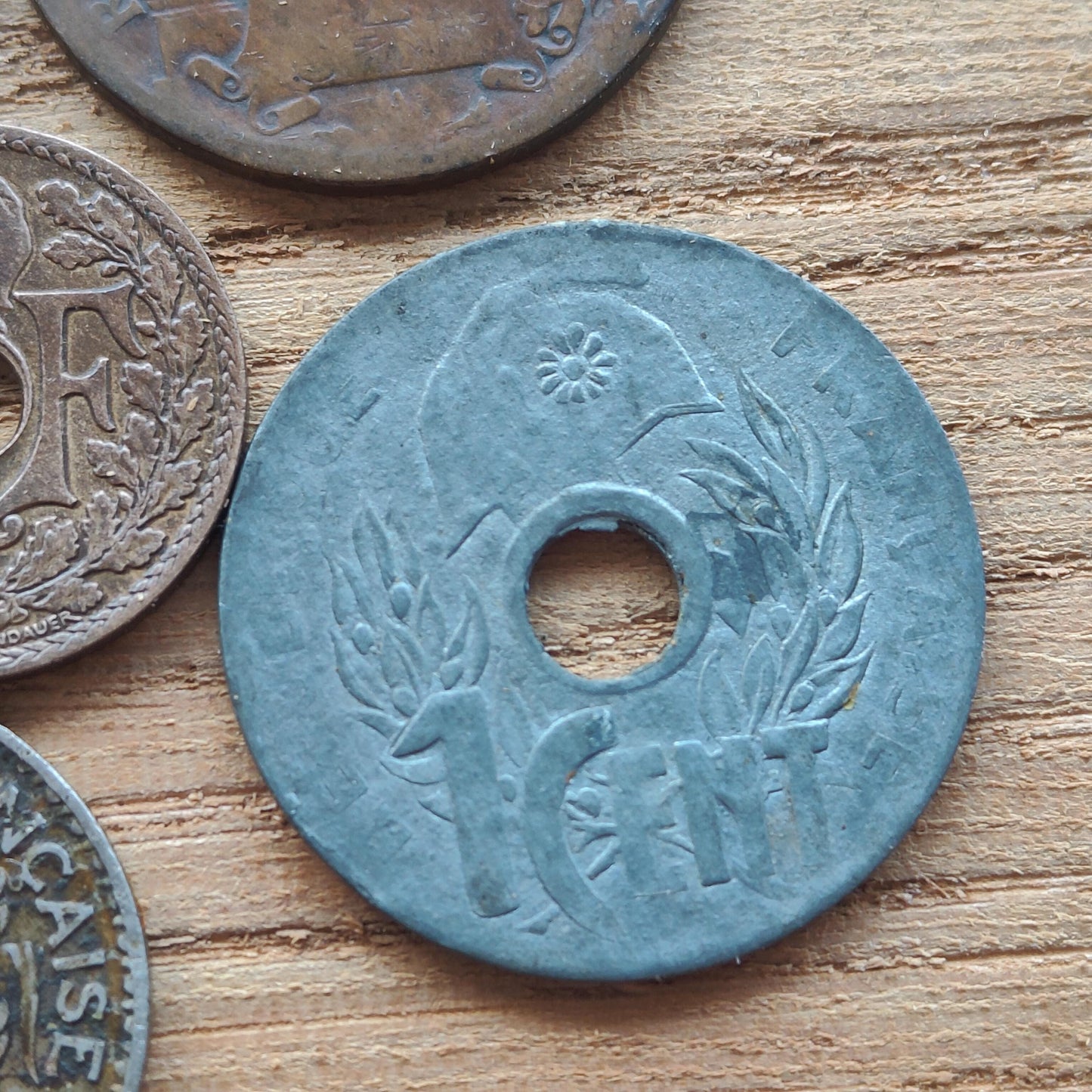 Vietnam Old Coin Lot from 1897 French Indochina Antique Numismatic Collectibles 6 Pcs. Historical Coins