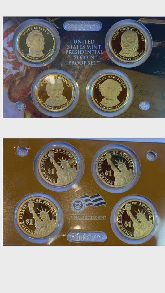Mint 2008-D Presidential $1 Proof Set: Iconic U.S. Presidents Series