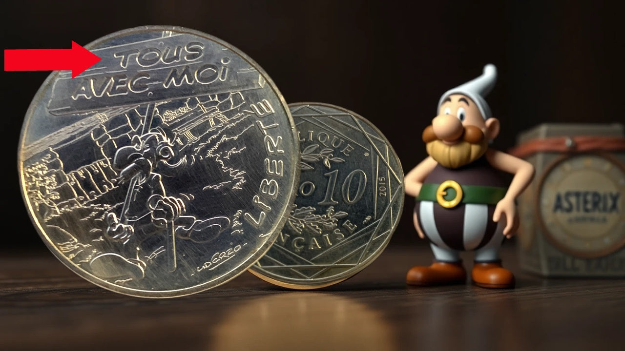 Exclusive Asterix Silver Coin - LIBERTÉ Tous Avec Moi - Only 125,000 Minted!